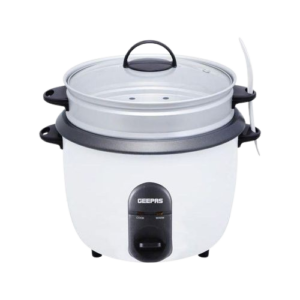 Geepas 1.5L Automatic Rice Cooker 500W GRC35011-white