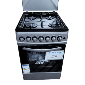 Super Chef TE5640 Nosel SH Cooker 50×60cm – 4 Gas Burners, Electric Oven & Grill | Made in Turkey