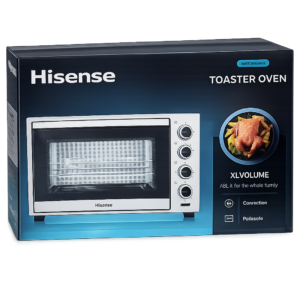 Hisense 48L Toaster Oven with Convection & Rotisserie – Family Size Oven