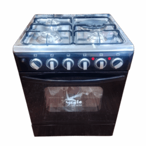 Style Cooker 60x60cm – 3 Gas & 1 Electric Plate with Dual Oven (Gas & Electric)