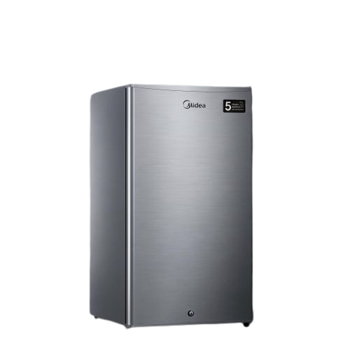 Midea 120L Gross( 93LNet ) Stainless Steel Color Single Door Refrigerator