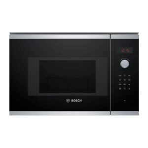Bosch BEL523MS0B Built-In Microwave Oven with Grill – Series 4 Stainless Steel