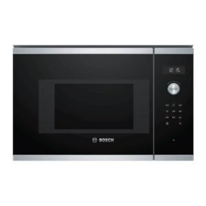 Key Features 20 Litre Built-In Microwave Oven 800W Powerful Heating Performance Bosch Series 6 Premium Design AutoPilot 7 Automatic Cooking Programs LED Display & Touch Controls Stainless Steel Interior Electronic Push-Button Door Opening Multiple Power Levels Defrost & Reheat Functions Compact Space-Saving Installation Elegant Stainless Steel & Black Finish