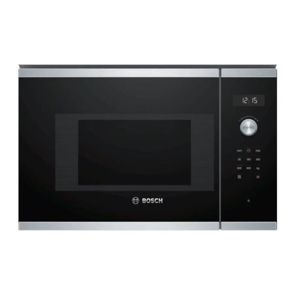 Key Features 20 Litre Built-In Microwave Oven 800W Powerful Heating Performance Bosch Series 6 Premium Design AutoPilot 7 Automatic Cooking Programs LED Display & Touch Controls Stainless Steel Interior Electronic Push-Button Door Opening Multiple Power Levels Defrost & Reheat Functions Compact Space-Saving Installation Elegant Stainless Steel & Black Finish