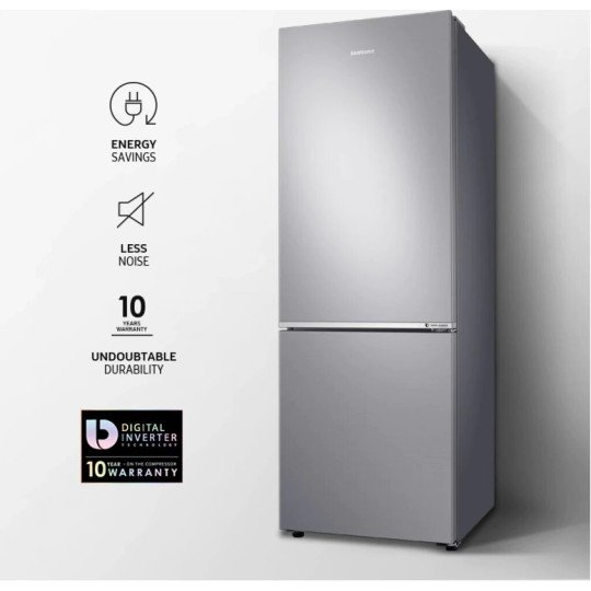 Samsung RB33N4020S8 Bottom Mount Freezer Frost Free Refrigerator -330L-Inox - Image 2