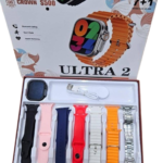 7 Straps Smart Watch – Stylish Bluetooth Smartwatch with Multiple Straps