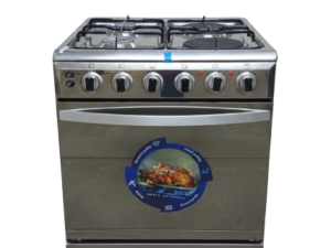 Super Chef 60x60cm Hybrid Cooker (CD6622 INOX) – Dual Oven Excellence