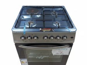 Super Chef TE6631 INOX SH Hybrid Cooker – 3 Gas + 1 Electric Stainless SteelExperience the perfect blend of efficiency and durability with the Super Chef TE6631 INOX SH. This premium hybrid cooker is designed for those who demand reliability in the kitchen. Featuring a high-grade stainless steel body and a versatile 3+1 burner configuration, it ensures you can keep cooking whether you have gas or electricity. The "SH" series is engineered for heavy-duty performance and long-lasting shine.Key Features & Advanced PerformanceVersatile 3+1 Hybrid Design: Includes 3 high-efficiency gas burners for rapid heating and 1 solid electric hotplate for consistent simmering or as a backup power source.Dual Electric Oven & Grill: Achieve professional results with a full electric oven and electric grill. This combination provides even heat distribution, perfect for precision baking and intense top-down grilling.Low Gas Consumption Technology: Specialized energy-saving nozzles optimize fuel flow, giving you maximum heat output while significantly reducing gas wastage.Smart Oven Lighting: Never lose track of your progress. The built-in oven light allows you to monitor your cakes and roasts without opening the door and losing heat.Precision Control Suite: Stay in command with the integrated manual timer and temperature adjustment knobs, ensuring your meals are cooked exactly to your liking.One-Hand Self-Ignition: The automatic ignition switch provides an instant spark for gas burners, offering a safer and more convenient start—no matches required.Professional Rotisserie: Includes a heavy-duty chicken stick (rotisserie) system, allowing you to enjoy juicy, evenly browned roasted meats at home.Why Shop at Majendo.com?Unrivaled 5-Year Warranty: We stand behind our quality. Your Super Chef TE6631 INOX SH comes with a comprehensive 5-year warranty for total peace of mind.Shop with Confidence: Majendo.com is Uganda's trusted source for genuine Super Chef appliances and premium customer service.Reliable Doorstep Delivery: We ensure your new cooker is delivered safely and promptly to your home or business.Technical SpecificationsFeatureDetailsModelTE6631 INOX SHBrandSuper ChefHob Configuration3 Gas Burners + 1 Electric PlateOven & GrillFull Electric Dual SystemFinishPremium Stainless Steel (Inox)Special FeaturesOven Light, Rotisserie, Low Gas NozzlesWarranty5 YearsComplete Your Modern KitchenBrowse our full Super Chef Cooker Collection.Check out compatible Non-Stick Cookware Sets.Find the best deals on Kitchen Extractors & Hoods.Upgrade to the ultimate hybrid experience. [Buy the Super Chef TE6631 INOX SH on Majendo.com Today!]