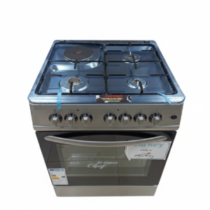 Super Chef TE6631 INOX SH Hybrid Cooker – 3 Gas + 1 Electric Stainless SteelExperience the perfect blend of efficiency and durability with the Super Chef TE6631 INOX SH. This premium hybrid cooker is designed for those who demand reliability in the kitchen. Featuring a high-grade stainless steel body and a versatile 3+1 burner configuration, it ensures you can keep cooking whether you have gas or electricity. The "SH" series is engineered for heavy-duty performance and long-lasting shine.Key Features & Advanced PerformanceVersatile 3+1 Hybrid Design: Includes 3 high-efficiency gas burners for rapid heating and 1 solid electric hotplate for consistent simmering or as a backup power source.Dual Electric Oven & Grill: Achieve professional results with a full electric oven and electric grill. This combination provides even heat distribution, perfect for precision baking and intense top-down grilling.Low Gas Consumption Technology: Specialized energy-saving nozzles optimize fuel flow, giving you maximum heat output while significantly reducing gas wastage.Smart Oven Lighting: Never lose track of your progress. The built-in oven light allows you to monitor your cakes and roasts without opening the door and losing heat.Precision Control Suite: Stay in command with the integrated manual timer and temperature adjustment knobs, ensuring your meals are cooked exactly to your liking.One-Hand Self-Ignition: The automatic ignition switch provides an instant spark for gas burners, offering a safer and more convenient start—no matches required.Professional Rotisserie: Includes a heavy-duty chicken stick (rotisserie) system, allowing you to enjoy juicy, evenly browned roasted meats at home.Why Shop at Majendo.com?Unrivaled 5-Year Warranty: We stand behind our quality. Your Super Chef TE6631 INOX SH comes with a comprehensive 5-year warranty for total peace of mind.Shop with Confidence: Majendo.com is Uganda's trusted source for genuine Super Chef appliances and premium customer service.Reliable Doorstep Delivery: We ensure your new cooker is delivered safely and promptly to your home or business.Technical SpecificationsFeatureDetailsModelTE6631 INOX SHBrandSuper ChefHob Configuration3 Gas Burners + 1 Electric PlateOven & GrillFull Electric Dual SystemFinishPremium Stainless Steel (Inox)Special FeaturesOven Light, Rotisserie, Low Gas NozzlesWarranty5 YearsComplete Your Modern KitchenBrowse our full Super Chef Cooker Collection.Check out compatible Non-Stick Cookware Sets.Find the best deals on Kitchen Extractors & Hoods.Upgrade to the ultimate hybrid experience. [Buy the Super Chef TE6631 INOX SH on Majendo.com Today!]