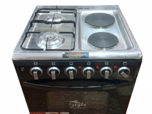 Technical Specifications Feature Details Model Style CD6622 GT Brand Super Chef Hob Config 2 Gas Burners + 2 Electric Plates Oven System Dual (Electric Oven / Gas Grill) Finish Stainless Steel Top / Black Body Extras Rotisserie, Self-Ignition, Low Gas Nozzles Warranty 5 Years Complete Your Kitchen Setup Explore our full range of Super Chef Hybrid Cookers. Check out compatible Non-Stick Cookware Sets. Find heavy-duty Kitchen Appliances at the best prices. Experience the power of hybrid cooking. [Buy the Super Chef CD6622 GT on Majendo.com Today!]