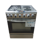 Specifications at a Glance Feature Details Size 60cm x 60cm Configuration 2 Gas Burners + 2 Electric Hotplates Material Anti-Rust Stainless Steel Oven/Grill Full Electric Origin Made in Turkey / Assembled in Uganda Warranty 5 Years Upgrade your home with the reliability of Super Chef! Visit Majendo.com to order yours today.