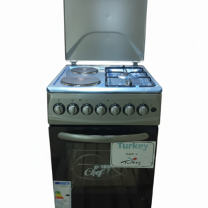 Feature,Details Model,TE5622 INOX SH Brand,Super Chef Burner Configuration,2 Gas Burners + 2 Electric Plates Oven & Grill,Full Electric Dual System Body Material,Premium Stainless Steel (Inox) Special Extras,"Oven Light, Rotisserie, Self-Ignition" Warranty,5 Years