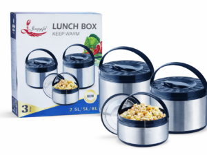 Stainless Steel Insulated Lunch Box – Large Capacity Food Warmer | Majendo.com