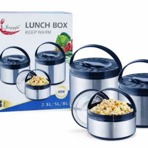 Stainless Steel Insulated Lunch Box – Large Capacity Food Warmer | Majendo.com