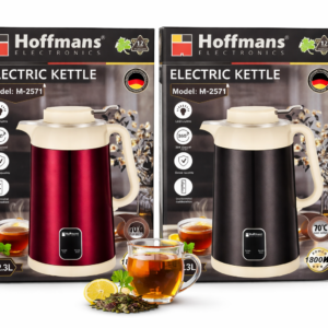 Hoffmans HM-2571 Electric Kettle (2.3L, 1800W) – Fast Boiling & Stylish Design | Majendo.com