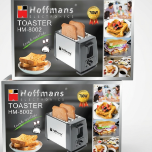 Hoffmans 2-Slice Stainless Steel Toaster (Model HM-8002)