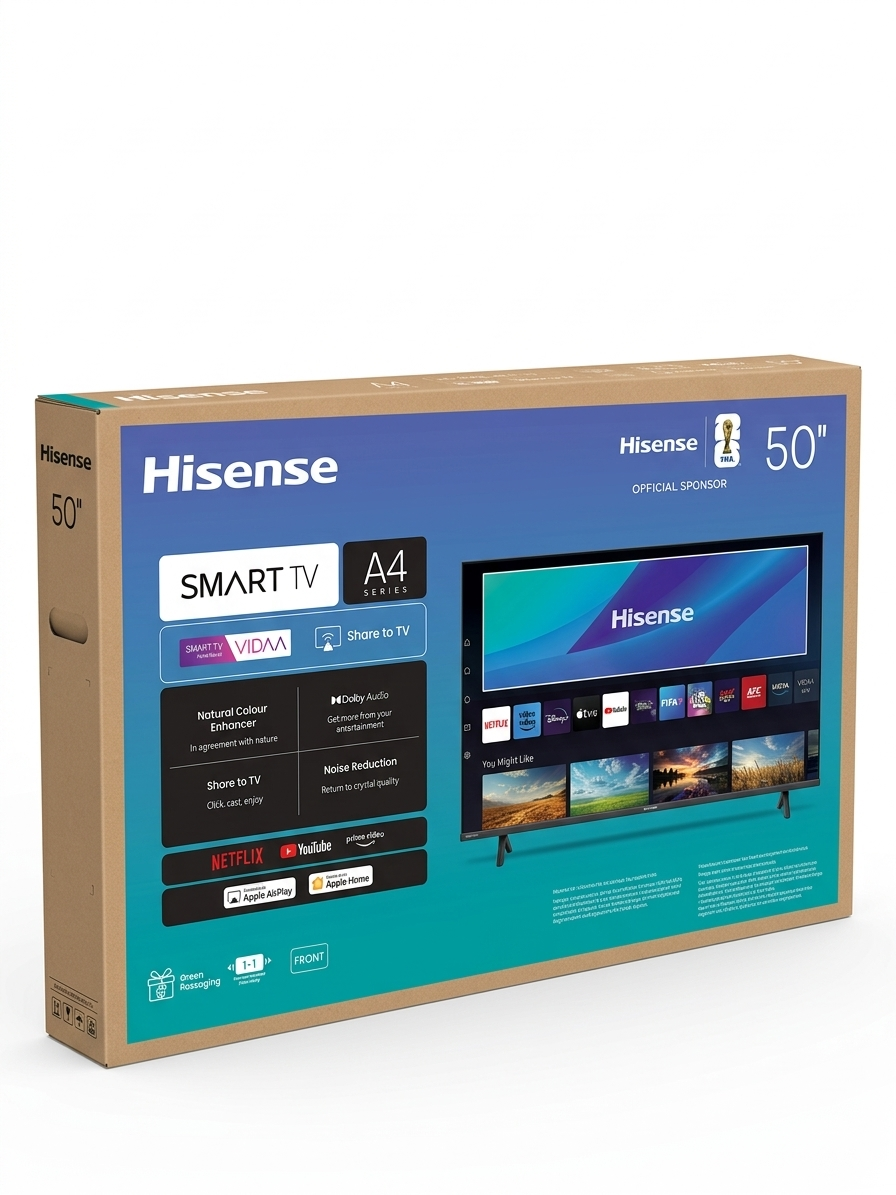 Hisense 50" A4 Series VIDAA Smart TV