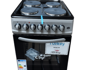 Super Chef Cooker 50x60cm – 4 Electric Plates + Oven & Grill (Full electric)