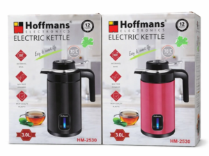 Hoffmans 3.0L Electric Kettle – Fast Boiling & Large Capacit
