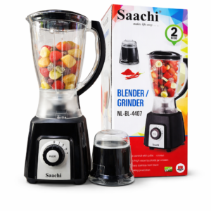 Saachi Blender & Grinder NL-BL-4407 – 2-in-1 Powerful Kitchen Appliance