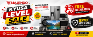 Majendo.com is your go-to online shop in Uganda for quality electronics and home appliances. Enjoy great prices, trusted brands, and fast delivery.