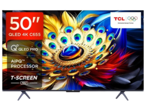 Key Features 50 Inch 4K UHD QLED (Quantum Dot) Display HDR for enhanced contrast and realism Google TV (Smart TV platform) Built-in Google Cast Dolby Audio immersive sound Wi-Fi, HDMI & USB connectivity Premium slim design