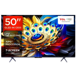 Key Features 50 Inch 4K UHD QLED (Quantum Dot) Display HDR for enhanced contrast and realism Google TV (Smart TV platform) Built-in Google Cast Dolby Audio immersive sound Wi-Fi, HDMI & USB connectivity Premium slim design