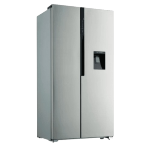ADH 658L Side By Side Fridge Freezer with water dispenser – Stainless Steel