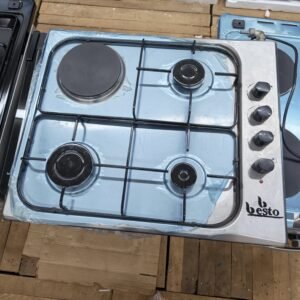Besto 50x60cm 3 gas 1 electric Inbuilt Hob stainless steel