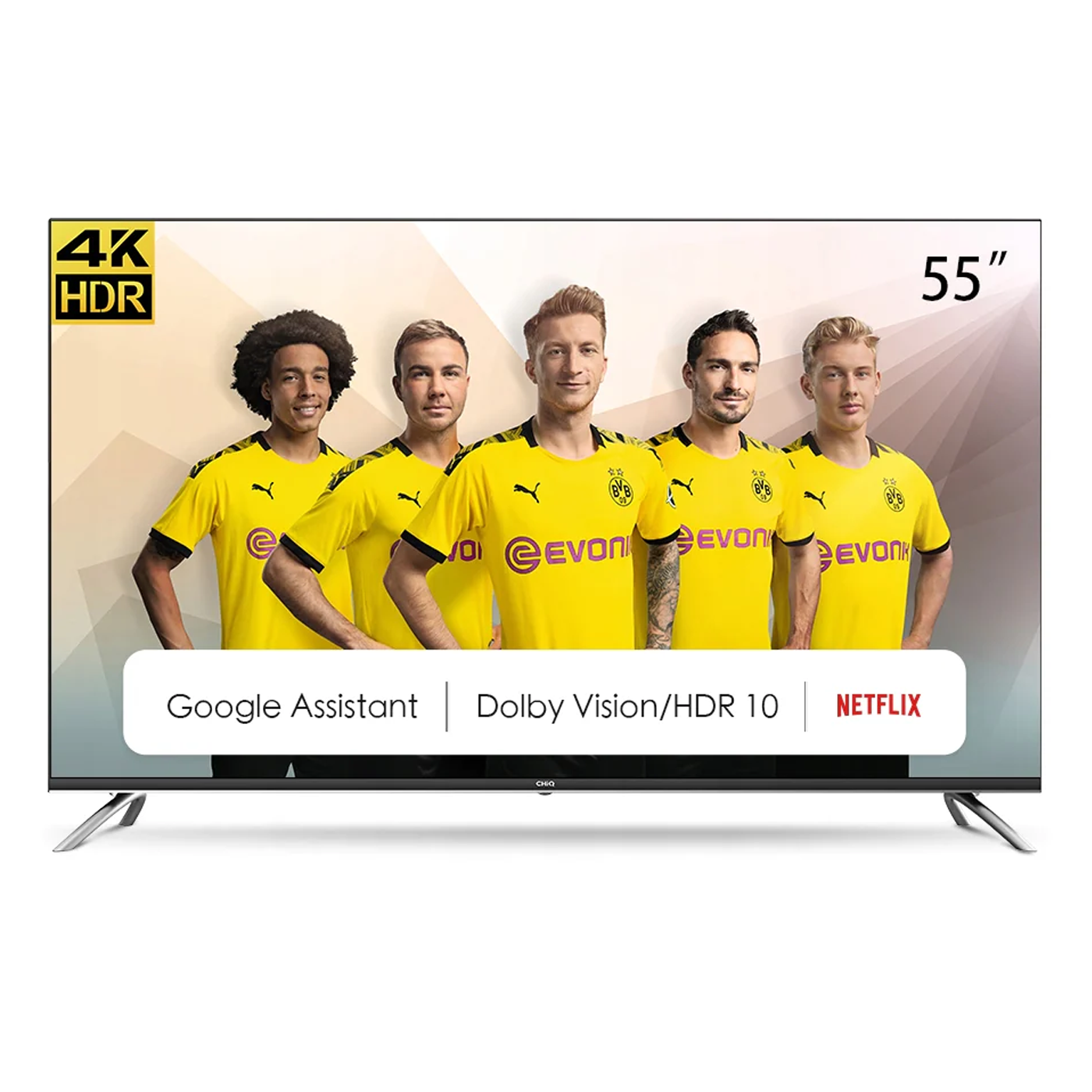 CHiQ 55 Inch 4K UHD HDR Android Smart LED TV - Image 2