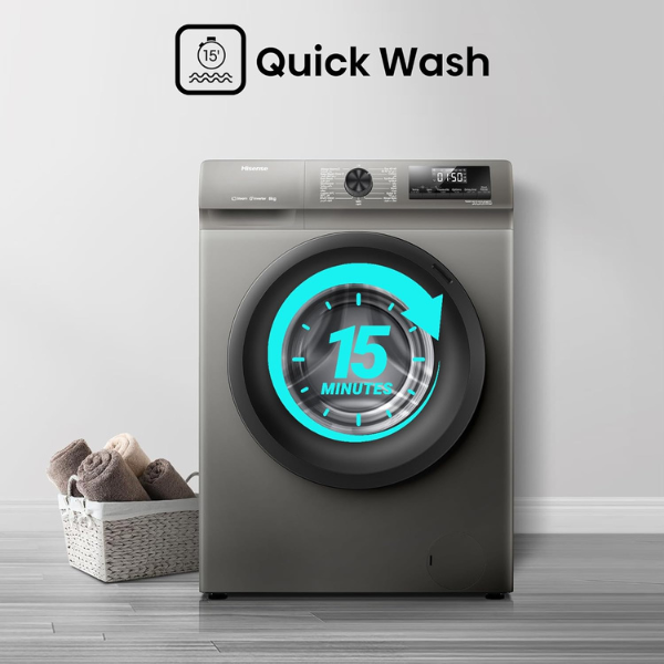Hisense 8Kg Front Loader Washing Machine with Inverter - Image 2